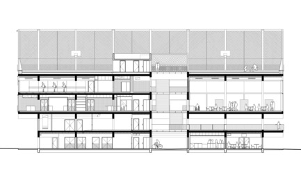 Press kit | 2469-01 - Press release | Public Condenser - Muoto Architects - Institutional Architecture - Section - Photo credit: MUOTO