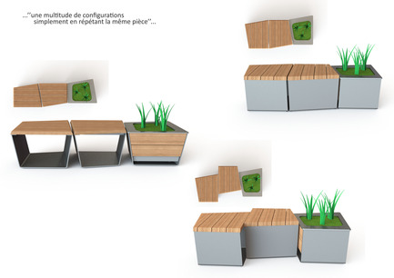 Dossier de presse | 821-03 - Communiqué de presse | Collection EXA: modulation créative de cubes «outside the box» - Equiparc / Marc BoudreauDesigner - Produit - Marc Boudreau, Design industriel - Crédit photo : Marc Boudreau