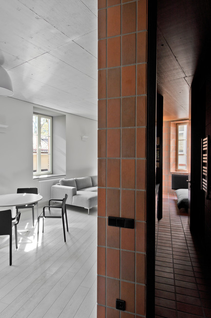 Press kit | 2506-01 - Press release | Bazillion Apartment: Warm and Cold - AGROB BUCHTAL - Residential Interior Design - Photo credit: Leonas Garbačauskas / AGROB BUCHTAL