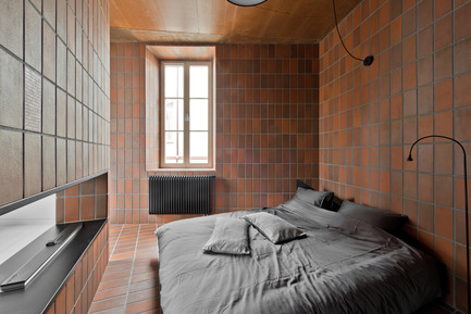 Press kit | 2506-01 - Press release | Bazillion Apartment: Warm and Cold - AGROB BUCHTAL - Residential Interior Design - Photo credit: Leonas Garbačauskas / AGROB BUCHTAL