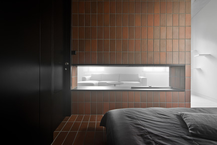 Press kit | 2506-01 - Press release | Bazillion Apartment: Warm and Cold - AGROB BUCHTAL - Residential Interior Design - Photo credit: Leonas Garbačauskas / AGROB BUCHTAL