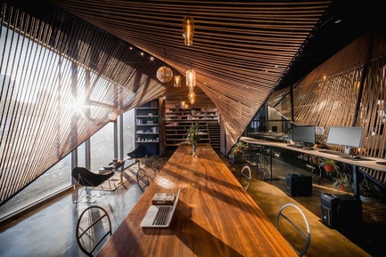 Press kit | 1071-06 - Press release | Announcing the Winners of the 5th Annual Architizer A+ Awards - Architizer - Competition -         Rope Wave Office by Jing-Rui Lin (Atelier Ten) - Popular Choice Winner, Coworking Space - Photo credit: Courtesy of&nbsp;Jing-Rui Lin (Atelier Ten)