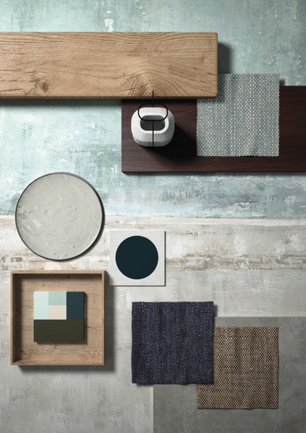 Press kit | 2513-01 - Press release | "Storie" by CEDIT: the Art of Italian Ambience - CEDIT - Ceramiche d'Italia made in Florim - Product - Composizione creativa of Storie collection - Photo credit: CEDIT - Ceramiche d'Italia made in Florim