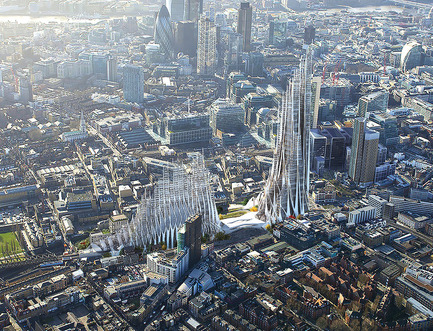 Press kit | 1127-13 - Press release | Winners 2017 eVolo Skyscraper Competition - eVolo Magazine - Competition - High Density Urban Order - honorable mention - Photo credit: Lisa Albaugh, Ben Bourgoin, Jamie Edindjiklian, Roberto Jenkins, Justin Oh