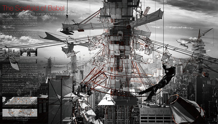 Press kit | 1127-13 - Press release | Winners 2017 eVolo Skyscraper Competition - eVolo Magazine - Competition - The Scaffold of Babel - honorable mention - Photo credit: Yutan Sun, Tongda Xu, Luojia Zhang, Dinglu Wang, Tianjun Wang