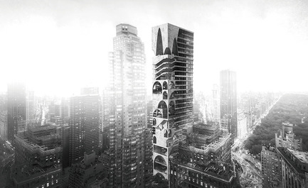 Press kit | 1127-13 - Press release | Winners 2017 eVolo Skyscraper Competition - eVolo Magazine - Competition - Arch Skyscraper - honorable mention - Photo credit: Wenjia Li, Ran Huo, Jing Ju