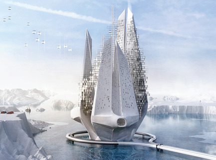 Press kit | 1127-13 - Press release | Winners 2017 eVolo Skyscraper Competition - eVolo Magazine - Competition - Heal-Berg: Reverse Climate Changing Machine - honorable mention - Photo credit: Luca Beltrame, Saba Nabavi Tafreshi