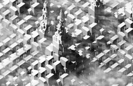 Press kit | 1127-13 - Press release | Winners 2017 eVolo Skyscraper Competition - eVolo Magazine - Competition - The Forgotten Memorials: The Utopian Future of Urbanization - honorable mention - Photo credit: Zhonghan Huang, Wen Zhu