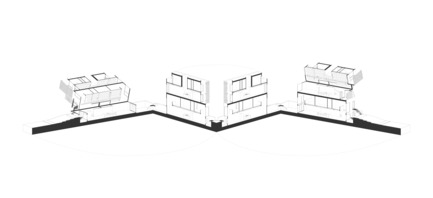 Dossier de presse | 2045-02 - Communiqué de presse | Double Duplex - Batay-Csorba Architects - Architecture résidentielle - Axonometric - Crédit photo : Batay-Csorba Architects