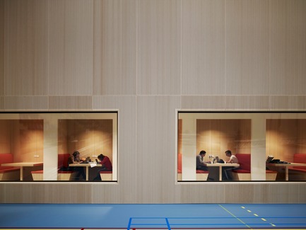 Dossier de presse | 1080-02 - Communiqué de presse | International Awards shortlist announced - INSIDE: World Festival of Interiors - Concours - Fontys Sports College, Netherlands<br>by Mecanoo International b.v., Mecanoo architecten