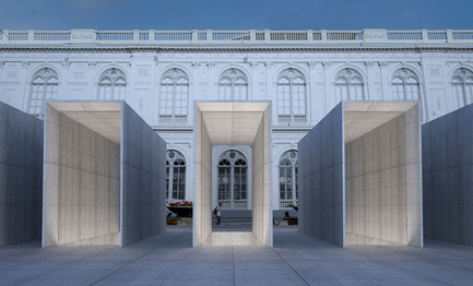 Dossier de presse | 2551-01 - Communiqué de presse | The Lima Art Museum New Contemporary Art Wing - AYBARS ASCI, Efficiency Lab for Architecture PLLC - Art - View from the plaza - Crédit photo :  Efficiency Lab for Architecture PLLC 