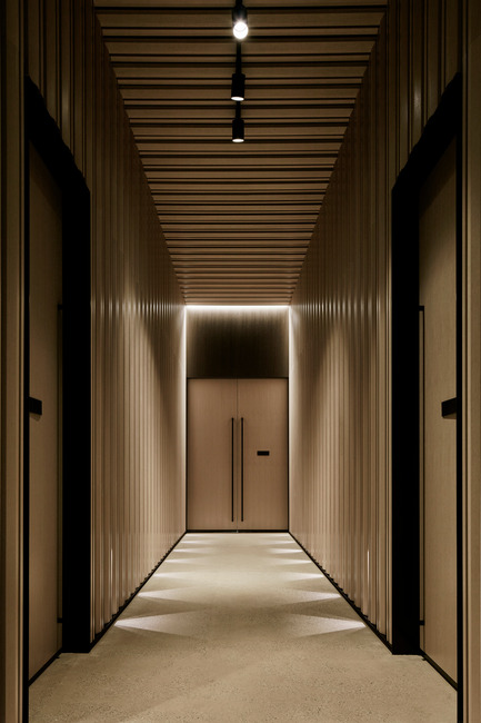 Dossier de presse | 2531-01 - Communiqué de presse | Corrs Chambers Westgarth - Electrolight - Design d’éclairage - Corridor - Crédit photo : Peter Clarke