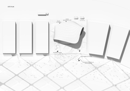 Dossier de presse | 1018-05 - Communiqué de presse | Luxembourg Pavilion at DUBAI EXPO2020 - Metaform architects - Évènement + Exposition - Site plan - Crédit photo : Metaform