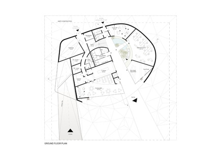 Dossier de presse | 1018-05 - Communiqué de presse | Luxembourg Pavilion at DUBAI EXPO2020 - Metaform architects - Évènement + Exposition - Ground floor plan - Crédit photo : Metaform