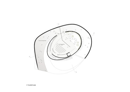 Dossier de presse | 1018-05 - Communiqué de presse | Luxembourg Pavilion at DUBAI EXPO2020 - Metaform architects - Évènement + Exposition - 1st floor plan - Crédit photo : Metaform