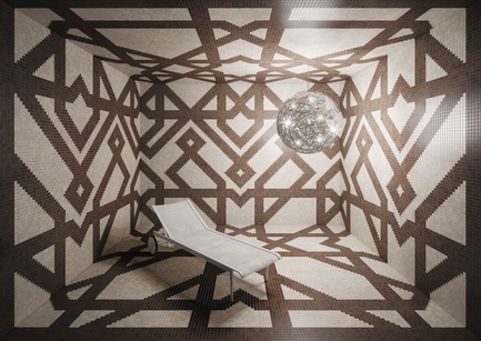Press kit | 2506-02 - Press release | Tile Award 2017 - AGROB BUCHTAL and AIT-Dialog - Competition - Ornament, designed by Florian Spaelty (Germany) for Tile Award 2010 - Photo credit: Jochen Stüber