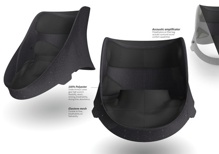 Press kit | 2413-01 - Press release | Immersive Focus - Lequay Paul, Słowik Iga, Naval Claudia - Industrial Design - &nbsp;Noise cancelling device - details - Photo credit: Paul Lequay, Iga Słowik, Claudia Naval