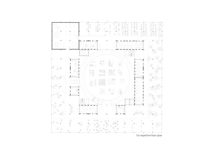 Press kit | 2567-01 - Press release | Mashambas Skyscraper - Ggrupa - Competition - 1st repetitive floor plan - Photo credit: ggrupa