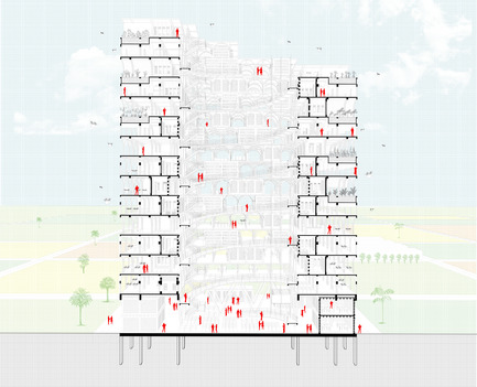 Press kit | 2567-01 - Press release | Mashambas Skyscraper - Ggrupa - Competition - section - Photo credit: ggrupa