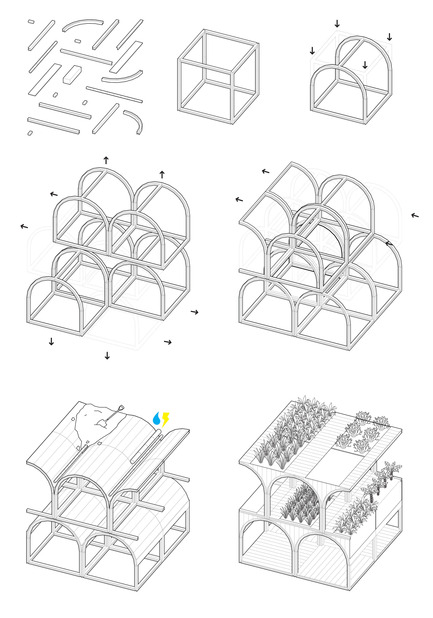 Press kit | 2567-01 - Press release | Mashambas Skyscraper - Ggrupa - Competition - shaping of the module - Photo credit: ggrupa