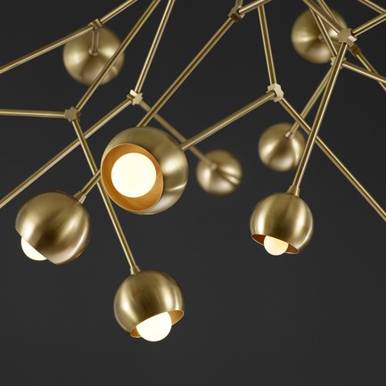Press kit | 1665-02 - Press release | Lightmaker Studio Makes U.S. Debut at ICFF NY 2017 - Lightmaker Studio - Lighting Design - Boom Chandelier&nbsp; - Photo credit: Colin Faulkner