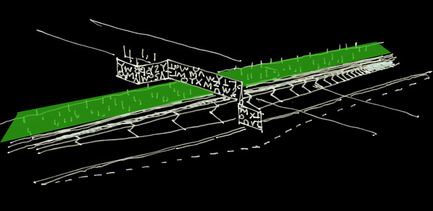 Dossier de presse | 2366-01 - Communiqué de presse | Un nouveau viaduc pour le Campus MIL de l’Université de Montréal - civiliti - Design urbain - Croquis conceptuel - Crédit photo : Peter Soland