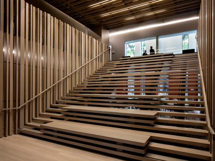 Dossier de presse | 1481-01 - Communiqué de presse | Center for Jewish Life at Drexel University - Stanley Saitowitz | Natoma Architects Inc. - Architecture institutionnelle - Center For Jewish Life - Interior-01 - Crédit photo : Richard Barnes