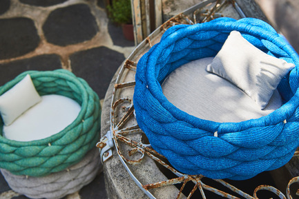 Dossier de presse | 2438-01 - Communiqué de presse | Swiss Start-Up Embellishes the Lives of Dogs and Owners - Volentis GmbH - Produit - European Product Design Award Winner - LABONI Dog Bed RIVA - Crédit photo : Volentis GmbH<br>