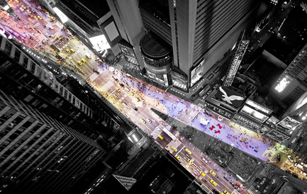 Press kit | 1305-01 - Press release | XXX Times Square with Love - J.MAYER.H und Partner, Architekten - Art - XXX Times Square with Love - Photo credit: J.Mayer.H