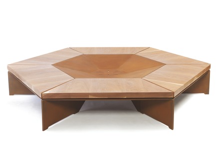 Press kit | 2608-01 - Press release | Les Choses, Publishing - Etterr Production - Product - Brazier N°2 and his benches. - Photo credit: P. Vuilmet