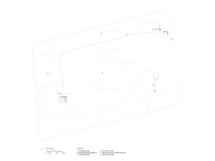 Dossier de presse | 2609-01 - Communiqué de presse | Compass House by superkül Named Architizer A+ Awards Jury Winner - superkül - Architecture résidentielle - Site Plan - Crédit photo : superkül