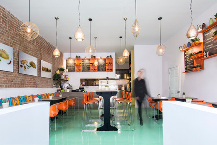 Dossier de presse | 1215-04 - Communiqué de presse | Pachamama, un oasis argentin en plein coeur de Montréal - ISSASTUDIO - Design d’intérieur commercial - Vue d'ensemble - Crédit photo :  Alexandra Pelletier 