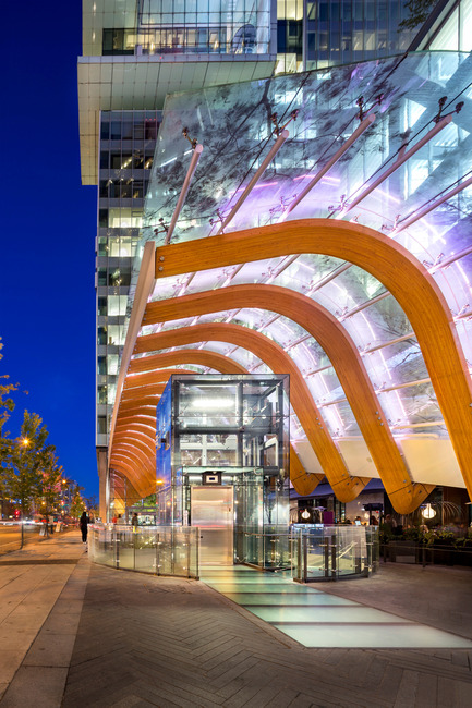 Press kit | 1615-04 - Press release | IESBC Announces the 2017 'Vision Award' Recipients - IESBC - Lighting Design -   TELUS Garden - IESBC Award of Excellence for Energy &amp; Environmental Lighting Design<br>  - Photo credit:   Westbank Corp 