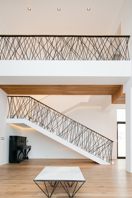 Dossier de presse | 2247-02 - Communiqué de presse | A Constructive Approach - Maxim Kashin Architects - Design d’intérieur résidentiel - Stairs - Crédit photo : Ilya Ivanov