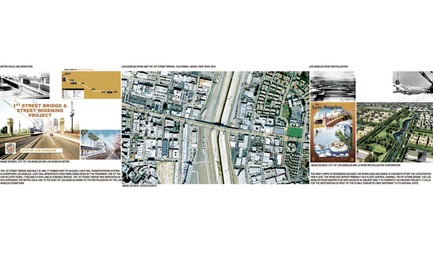 Dossier de presse | 2266-02 - Communiqué de presse | MetropolitanmomentuM Unveils Two Projects that Reimage the Los Angeles River - MetropolitanmomentuM - Architecture de paysage - History-LA River Habitable Bridge - Crédit photo : MetropolitanmomentuM