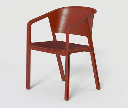 Dossier de presse | 2427-01 - Communiqué de presse | Beams Chair - EAJY DESIGN GmbH - Produit - Red Beams Chair - Crédit photo : EAJY DESIGN GmbH