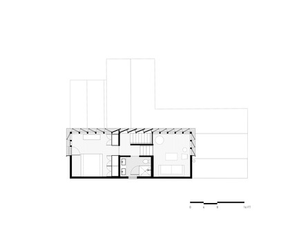 Dossier de presse | 2601-01 - Communiqué de presse | A-to-Z House - SAW // Spiegel Aihara Workshop - Architecture résidentielle - 2nd Floor Plan - Crédit photo : SAW