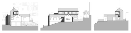 Dossier de presse | 2601-01 - Communiqué de presse | A-to-Z House - SAW // Spiegel Aihara Workshop - Architecture résidentielle - Elevations - Crédit photo : SAW