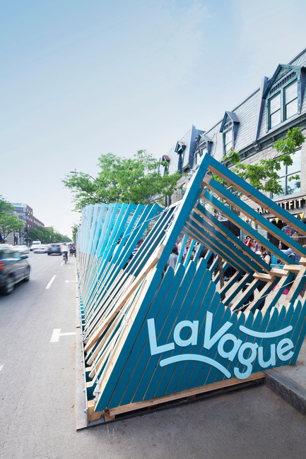 Dossier de presse | 2664-01 - Communiqué de presse | La Vague - Arcadia Studio - Design urbain - Crédit photo : Alexandre Guilbeault