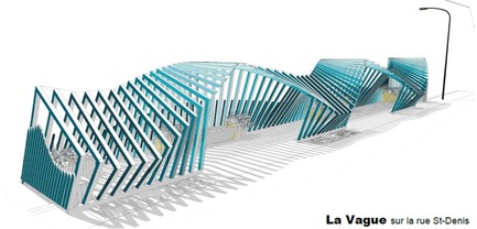 Dossier de presse | 2664-01 - Communiqué de presse | La Vague - Arcadia Studio - Design urbain - Modèle SketchUp - Crédit photo : Camille Zaroubi