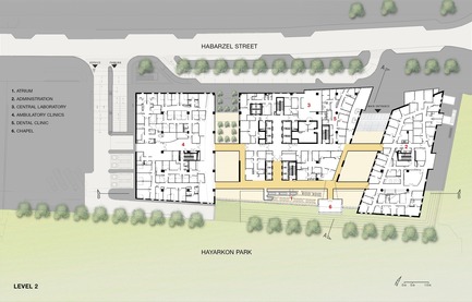 Dossier de presse | 1069-02 - Communiqué de presse | Assuta Medical Hospital redefines standards for healthcare architecture - Zeidler Partnership Architects - Architecture institutionnelle - Crédit photo : Zeidler