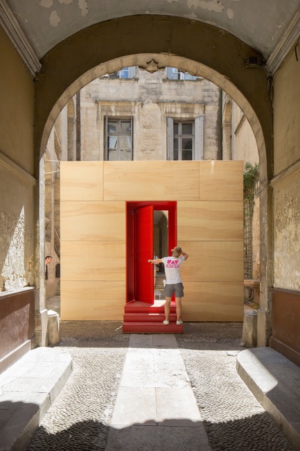 Dossier de presse | 982-37 - Communiqué de presse | Festival des Architectures Vives 2017 - Association Champ Libre - Festival des Architectures Vives (FAV) - Évènement + Exposition - L'École Technique Supérieure d'Architecture de l'Université du Pays Basque à&nbsp;&nbsp;Saint-Sébastien - Falling into the sky - Crédit photo : ©photoarchitecture.com&nbsp;