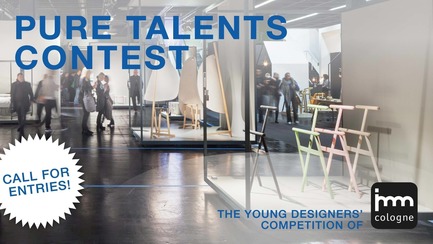 Press kit | 2704-01 - Press release | imm cologne’s 15th Pure Talents Contest is Now Open for Entries - imm cologne 2018, Koelnmesse - Competition -  imm cologne’s 15th Pure Talents Contest is now open for entries  - Photo credit:  Koelnmesse GmbH 
