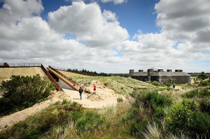 Press kit | 1997-04 - Press release | TIRPITZ, a 'Hidden Museum' on Danish West Coast - BIG - Bjarke Ingels Group and Tinker imagineers - Event + Exhibition - TIRPITZ museum embedded in the characteristic dune landscape of West Jutland, Denmark - Photo credit: Mike Bink Photography&nbsp;