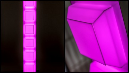 Dossier de presse | 2437-01 - Communiqué de presse | The Chocolate Lamp - Pelo HD - Design industriel - Purple Chocolate Lamp - Crédit photo : Maria Imagenes