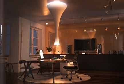 Dossier de presse | 2507-01 - Communiqué de presse | tuBI' - A Smart Chandelier - Concepticon Studio - Design industriel -  tuBI'  - Crédit photo : Concepticon Studio