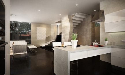 Dossier de presse | 1066-02 - Communiqué de presse | GIS 2013: Architect Marcel Luchian presents the M House project in Bucharest - ABplus Events & the Order of Architects of Romania - Architecture résidentielle - Crédit photo : Marcel Luchian Studio