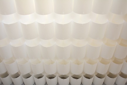 Press kit | 2711-01 - Press release | Paper Cloud - Studio 3A - Event + Exhibition - Paper Ring Masonry Structure<br> - Photo credit: Studio 3A