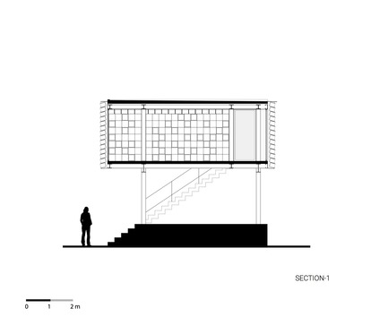 Dossier de presse | 2560-01 - Communiqué de presse | ‘Microlibrary Bima’: 2000-Ice-Cream-Bucket-Project - SHAU - Architecture institutionnelle - Section of Microlibrary Bima - Crédit photo : SHAU