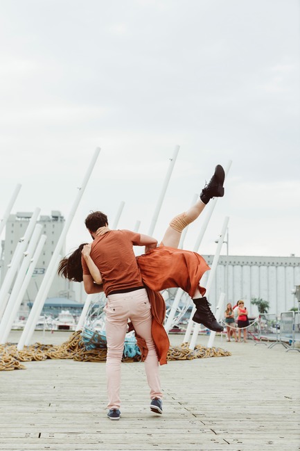 Dossier de presse | 2402-01 - Communiqué de presse | Une toute nouvelle édition pour Passages Insolites - EXMURO arts publics - Art - 10 sur l'échelle de Beaufort (avec performance de Danse K par K) - Carole Baillargeon - Crédit photo : Stéphane Bourgeois
